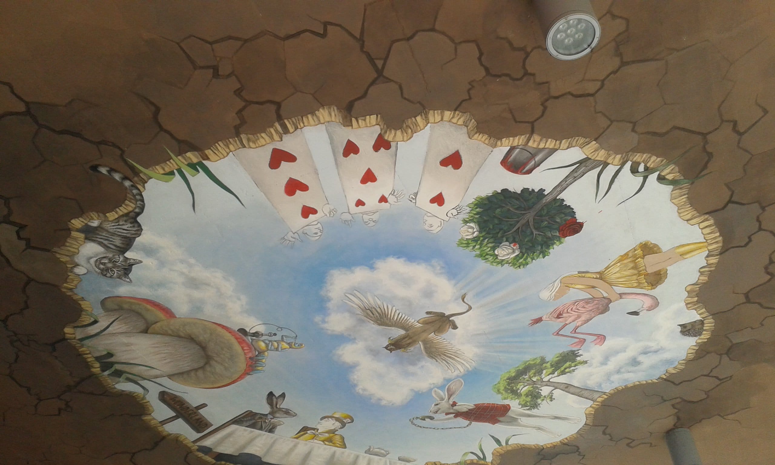 il murales di Rovereto, scuola Filzi