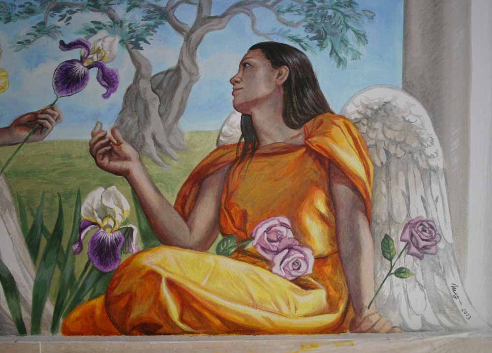 Particolare di murales